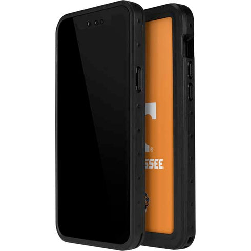 University of Tennessee-Knoxville T Logo on Orange iPhone 15 Waterproof Case